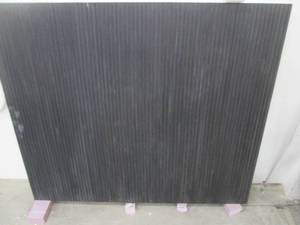 lot 137 image: Fluted Black Concrete panel, 47 x 55 x  thick