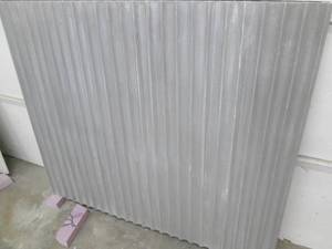 lot 138 image: Fluted Grey Concrete panel, 47 x 55 x  thick