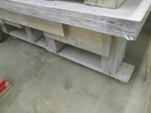 lot 144 image: Heavy Duty hardwood 96x60x25in shop...
