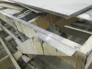 lot 146 image: Heavy Duty hardwood 120x30x38in A-f...