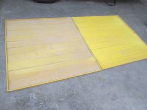 lot 147 image: 2 Rubber molds to make Board Formed Concrete Panels in 51-12 x 48 x  thick