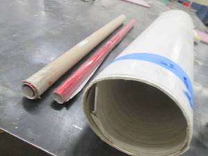lot 156 image: Large rolls of crafting vinyl...