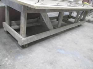 lot 175 image: Heavy duty hardwood rolling shop su...