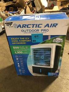 ARCTIC AIR 1300 CFM 3-Speed Settings Portable Evaporative Air Cooler with up to 500 sq. ft. Cooling Customer Returns See Pictures