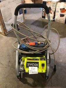 lot 33 image: Ryobi 1700 PSI Pressure Washer For Parts Customer Returns See Pictures