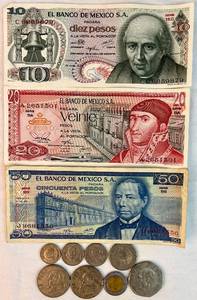 lot 71 image: Mexico Coins and Currency