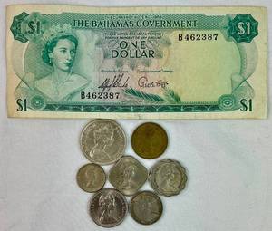 lot 67 image: Bahamas Coins and Currency