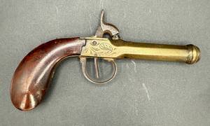 lot 60 image: Antique 19th Century Percussion Pistol