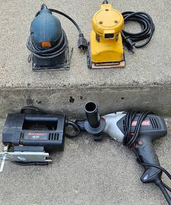 lot 140 image: Collection of Corded Power Tools