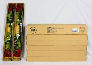 lot 164 image: 4 Dozen Artificial Long Stem Roses -New In Box