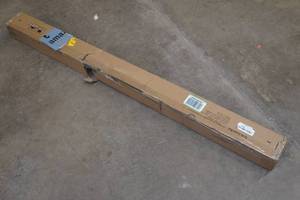 lot 5 image: Set of Two Curtain Rods -Black, 72-144