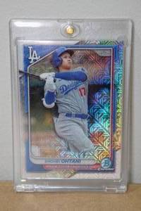 lot 17 image: 2024 Bowman Chrome Shohei Ohtani #33 Parallel Baseball Card