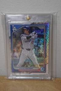lot 18 image: 2024 Bowman Chrome Shohei Ohtani #85 Parallel Baseball Card