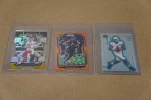 lot 37 image: Football Cards - Patrick Mahomes, Tua Tagovailoa, Donovan Peoples-Jones