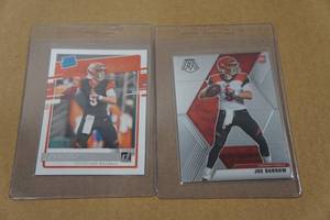 lot 39 image: Joe Burrow Rookie Football Cards