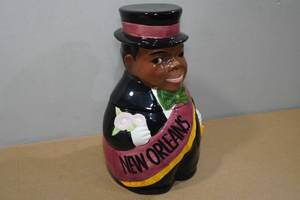 lot 102 image: Grand Marshall New Orleans Ceramic Cookie Jar