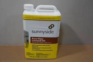 lot 153 image: 1 Gallon Sunnyside Pure Raw Linseed Oil