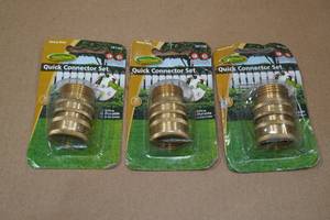 lot 157 image: 3 Greenthumb Heavy Duty Quick Connector Sets