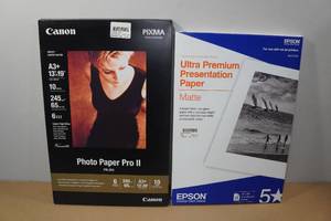 lot 192 image: Photo Paper Pro II & Ultra Premium Presentation Paper