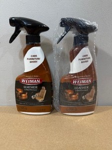 lot 68 image: 2 Weiman Leather Conditioner for Cars, Furniture & Shoes