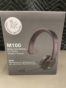M100 Noise Cancellation Wireless Headset with Bluetooth