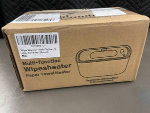 lot 22 image: Multi-function Wipes Heater with Digital Safety for Baby, Green