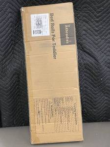 lot 29 image: Athradies Bed Rails for Toddler, Queen Size, 1 Side, Grey