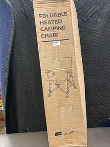 lot 43 image: Foldable Heated Camping Chair - Model C104S