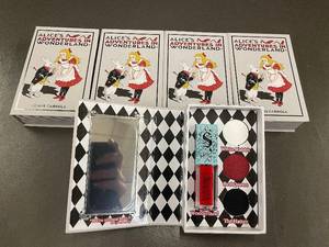 lot 140 image: Set of 5 Alices Adventures in Wonderland Cosmetic Palette by Storybook Cosmetics