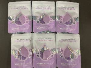 lot 217 image: Set of 6 Silicone Infused Makeup Super Sponge and Scrubber Kits