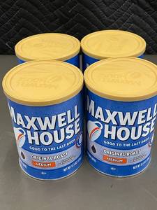 lot 7 image: Set of 4 Maxwell House Original Roast Medium Coffee, 11.5 oz Each