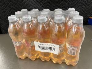 lot 9 image: Pack of 15 Postobon Acqua Zero Sugar Apple Flavored Drink 400ml Bottles