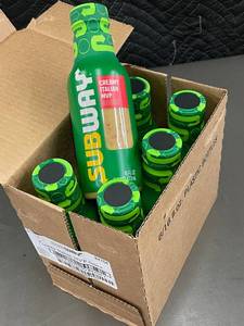 lot 33 image: Set of 6 Subway Creamy Italian MVP Sauce Bottles 16 fl oz
