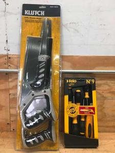 lot 61 image: Saw Kit and Screwdriver Set Combo