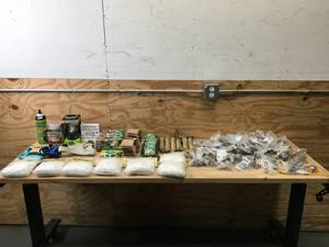 lot 123 image: Lot of Assorted Gardening Accessories, Cabinet Handles and Other Items