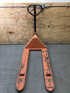 lot 24 image: Orange Pallet Jack
