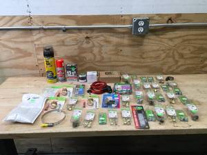 lot 151 image: Lot of Assorted Picture Hangers and Other Items