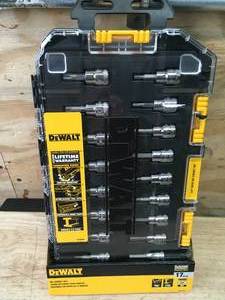 lot 71 image: DeWalt 38 Drive SAE and MM Bit Socket Set Model # DWMT73806CL 0410257.50