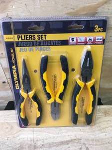 lot 73 image: Olympia 3 Piece Pliers Set 0410256.95