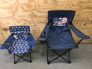 lot 183 image: Lot of 2 - Outdoor Folding Chairs