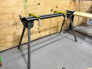 lot 154 image: RYOBI Foldable Miter Saw QUICKSTAND