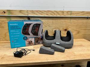 lot 155 image: Homedics Shiatsu-Air Foot & Calf Massager, Kneading Shiatsu Massage Air compression with 2 Intensity Levels and Soothing Heat