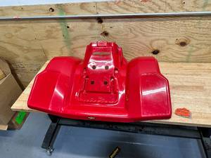 lot 158 image: Rear Fender - Red (Each)-M11911