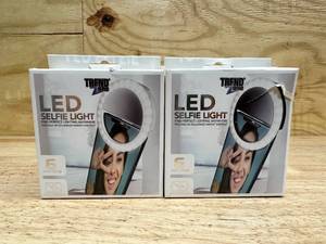 lot 221 image: (8) Trend Zone LED Selfie Light Perfect Lightning Anywhere 6 Modes Rechargeable NEW