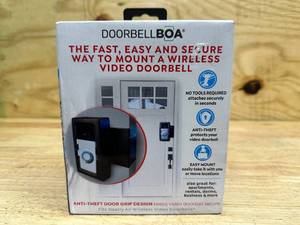 lot 223 image: DoorbellBoa Anti-Theft Video Doorbell Door Mount