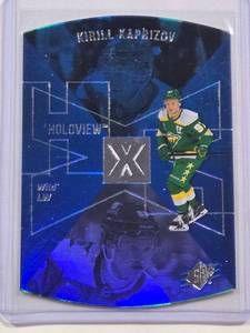 lot 15 image: Kirill Kaprizov 2023-24 Rookie Die Cut Upper Deck Holo X No. SPX-14