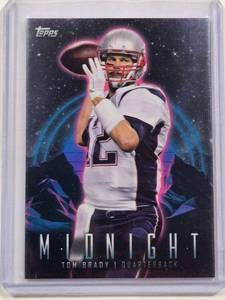 lot 40 image: Tom Brady 2024 Topps Composite Midnight Refractor No. 330
