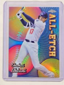 lot 54 image: Shohei Ohtani 2024 Topps Chrome All-Etch Refractor No. CAE-1