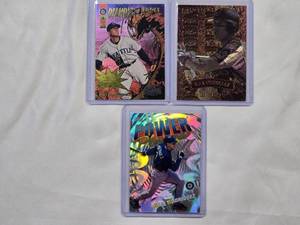 lot 56 image: Lot of 3 Alex Rodriguez Inserts Power Players, Diamond Heroes, Season Crowns