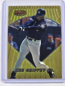 lot 67 image: Ken Griffey Jr. 1996 Gold Bowmans Best No. 71